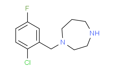 CAS No. 1592932-32-5, 1-(2-Chloro-5-fluorobenzyl)-1,4-diazepane