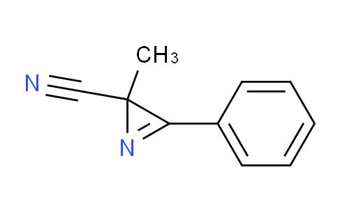 CAS No. 62072-09-7, 2-Methyl-3-phenyl-2H-azirine-2-carbonitrile