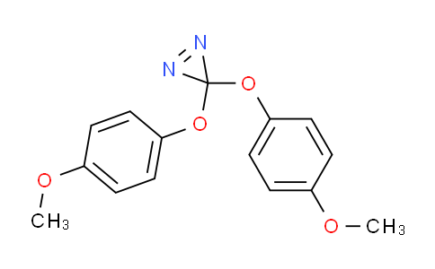 CAS No. 651306-52-4, 3,3-Bis(4-methoxyphenoxy)-3H-diazirine