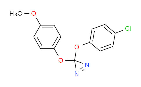 CAS No. 651306-57-9, 3-(4-Chlorophenoxy)-3-(4-methoxyphenoxy)-3H-diazirine