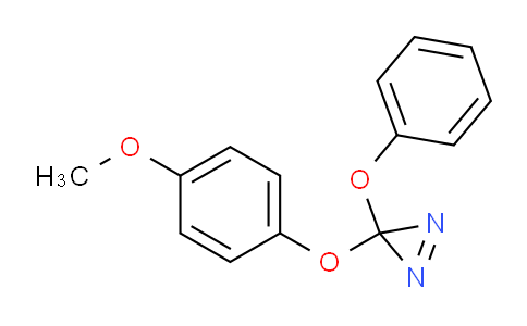 CAS No. 651306-55-7, 3-(4-Methoxyphenoxy)-3-phenoxy-3H-diazirine