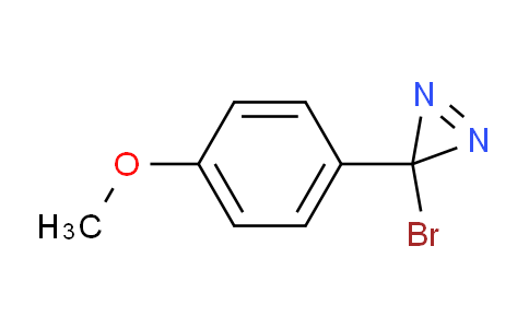 CAS No. 95911-61-8, 3-Bromo-3-(4-methoxyphenyl)-3H-diazirine