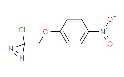CAS No. 138899-85-1, 3-Chloro-3-((4-nitrophenoxy)methyl)-3H-diazirine