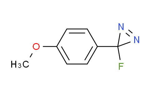 CAS No. 95911-65-2, 3-Fluoro-3-(4-methoxyphenyl)-3H-diazirine