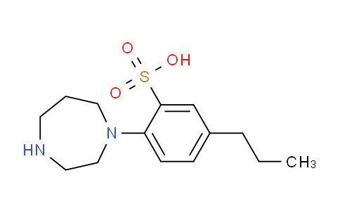 CAS No. 133804-52-1, 2-(1,4-Diazepan-1-yl)-5-propylbenzenesulfonic acid