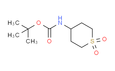 CAS No. 595597-01-6, tert-Butyl N-(1,1-dioxothian-4-yl)carbamate