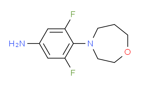 CAS No. 918137-45-8, 3,5-Difluoro-4-(1,4-oxazepan-4-yl)aniline