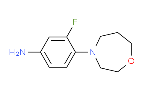 CAS No. 918137-43-6, 3-Fluoro-4-(1,4-oxazepan-4-yl)aniline
