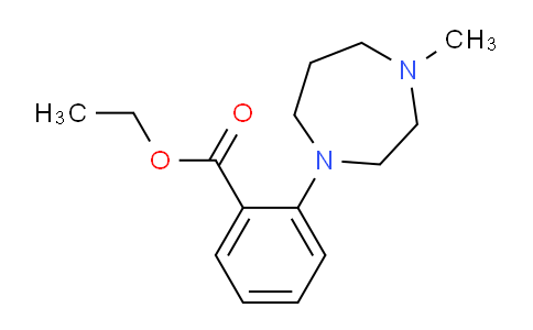 CAS No. 912569-58-5, Ethyl 2-(4-methyl-1,4-diazepan-1-yl)benzoate