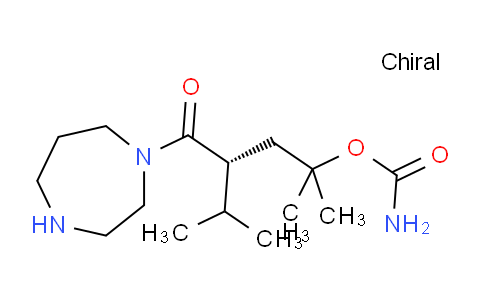 CAS No. 864754-29-0, (R)-4-(1,4-Diazepane-1-carbonyl)-2,5-dimethylhexan-2-yl carbamate