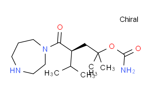 CAS No. 864754-28-9, (S)-4-(1,4-Diazepane-1-carbonyl)-2,5-dimethylhexan-2-yl carbamate