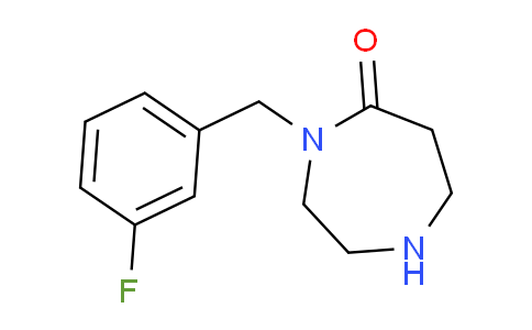 CAS No. 879050-48-3, 4-(3-Fluorobenzyl)-1,4-diazepan-5-one