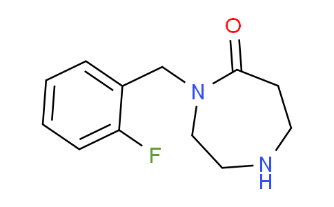 CAS No. 1220030-58-9, 4-(2-Fluorobenzyl)-1,4-diazepan-5-one