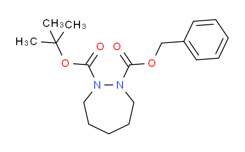 CAS No. 443295-19-0, 1-Benzyl 2-tert-butyl 1,2-diazepane-1,2-dicarboxylate