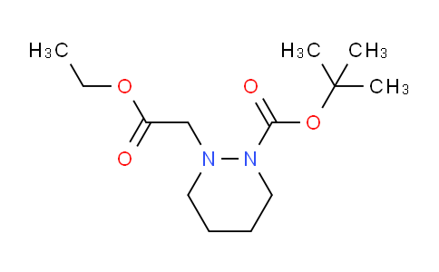 CAS No. 952183-06-1, tert-Butyl 2-(2-ethoxy-2-oxoethyl)tetrahydropyridazine-1(2H)-carboxylate