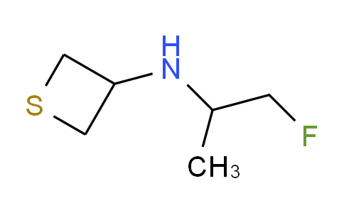CAS No. 1850206-88-0, N-(1-fluoropropan-2-yl)thietan-3-amine