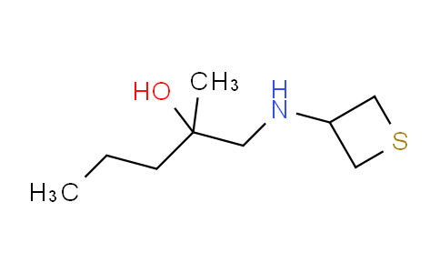 CAS No. 1862856-60-7, 2-methyl-1-[(thietan-3-yl)amino]pentan-2-ol