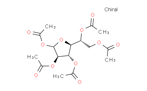 CAS No. 62181-82-2, [(2R)-2-acetyloxy-2-[(2S,3S,4R)-3,4,5-triacetyloxyoxolan-2-yl]ethyl] acetate