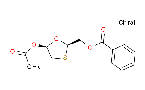 CAS No. 143957-14-6, [(2R,5S)-5-acetyloxy-1,3-oxathiolan-2-yl]methyl benzoate