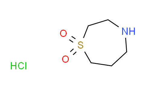 CAS No. 595597-04-9, 1λ⁶,4-thiazepane-1,1-dione hydrochloride