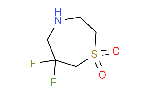 CAS No. 1780013-36-6, 6,6-difluoro-1,4-thiazepane 1,1-dioxide