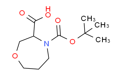 CAS No. 1262408-18-3, 4-tert-butoxycarbonyl-1,4-oxazepane-3-carboxylic acid
