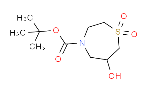 CAS No. 140217-83-0, tert-butyl 6-hydroxy-1,1-dioxo-1,4-thiazepane-4-carboxylate