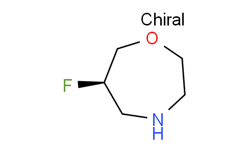 CAS No. 2165530-07-2, (6R)-6-fluoro-1,4-oxazepane