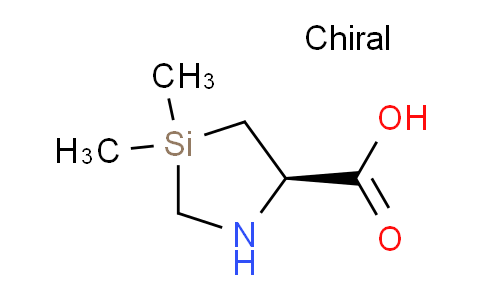 CAS No. 415898-69-0, (5R)-3,3-dimethyl-1,3-azasilolidine-5-carboxylic acid