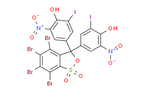 CAS No. 145551-16-2, 4,5,6,7-Tetrabromo-3,3-bis(4-hydroxy-3-iodo-5-nitrophenyl)-3H-benzo[c][1,2]oxathiole 1,1-dioxide