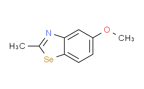 CAS No. 2946-17-0, 5-methoxy-2-methylbenzo[d][1,3]selenazole