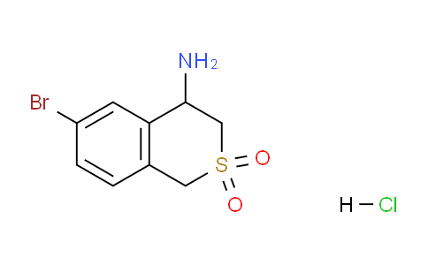 CAS No. 1211011-78-7, 4-amino-6-bromoisothiochromane 2,2-dioxide hydrochloride