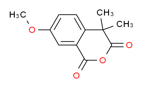 CAS No. 55974-25-9, 7-methoxy-4,4-dimethylisochroman-1,3-dione