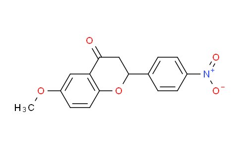 CAS No. 864130-54-1, 6-methoxy-2-(4-nitrophenyl)chroman-4-one