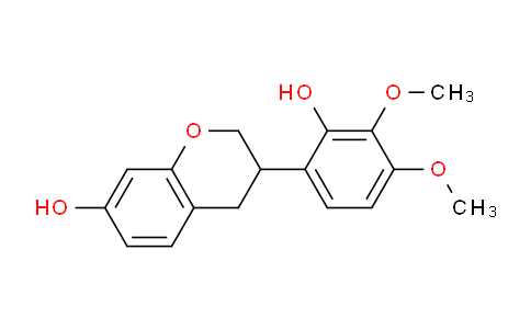 CAS No. 52250-35-8, 3-(2-hydroxy-3,4-dimethoxyphenyl)chroman-7-ol
