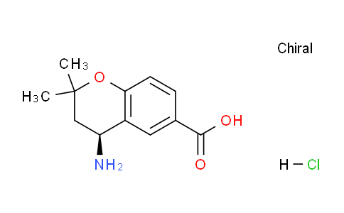 CAS No. 1956436-37-5, (S)-4-Amino-2,2-dimethylchroman-6-carboxylic acid hydrochloride