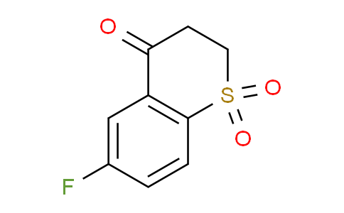 CAS No. 21243-22-1, 6-Fluoro-1,1-dioxo-2,3-dihydrothiochromen-4-one