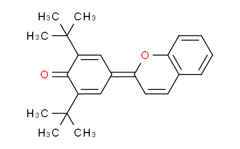 CAS No. 20962-36-1, 2,6-Di-tert-butyl-4-(2H-chromen-2-ylidene)cyclohexa-2,5-dienone