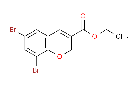 CAS No. 885271-30-7, Ethyl 6,8-dibromo-2H-chromene-3-carboxylate