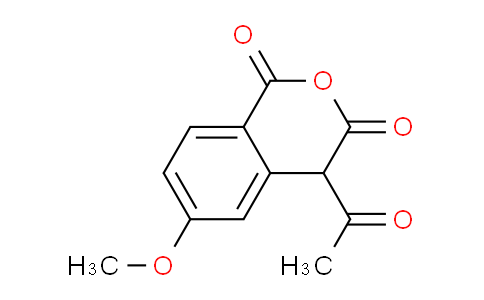 CAS No. 918662-40-5, 4-Acetyl-6-methoxyisochroman-1,3-dione