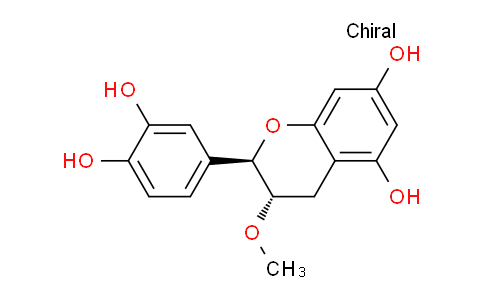 CAS No. 65350-86-9, (2R,3S)-2-(3,4-Dihydroxyphenyl)-3-methoxychroman-5,7-diol