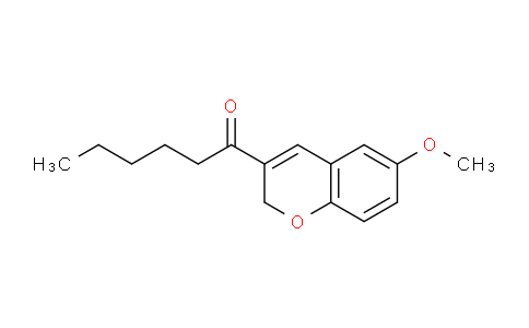 CAS No. 850350-12-8, 1-(6-Methoxy-2H-chromen-3-yl)hexan-1-one