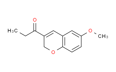 CAS No. 850350-06-0, 1-(6-Methoxy-2H-chromen-3-yl)propan-1-one