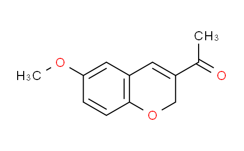CAS No. 57543-56-3, 1-(6-Methoxy-2H-chromen-3-yl)ethanone