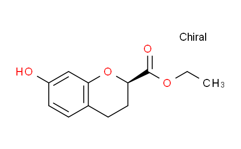 CAS No. 124439-98-1, (R)-Ethyl 7-hydroxychroman-2-carboxylate