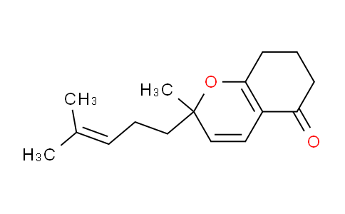 CAS No. 58134-00-2, 2-Methyl-2-(4-methylpent-3-en-1-yl)-7,8-dihydro-2H-chromen-5(6H)-one