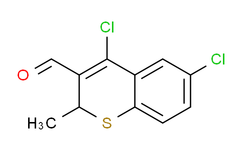 CAS No. 255377-95-8, 4,6-Dichloro-2-methyl-2H-thiochromene-3-carbaldehyde