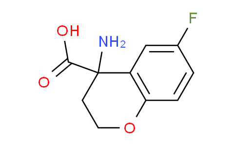 CAS No. 90477-46-6, 4-Amino-6-fluorochroman-4-carboxylic acid