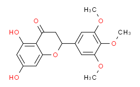 CAS No. 62252-10-2, 5,7-Dihydroxy-2-(3,4,5-trimethoxyphenyl)chroman-4-one