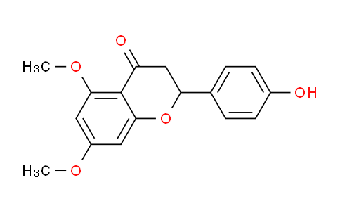 CAS No. 26207-67-0, 2-(4-Hydroxyphenyl)-5,7-dimethoxychroman-4-one